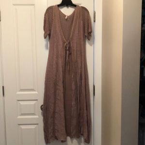 Crochet panel Long Beach coverup